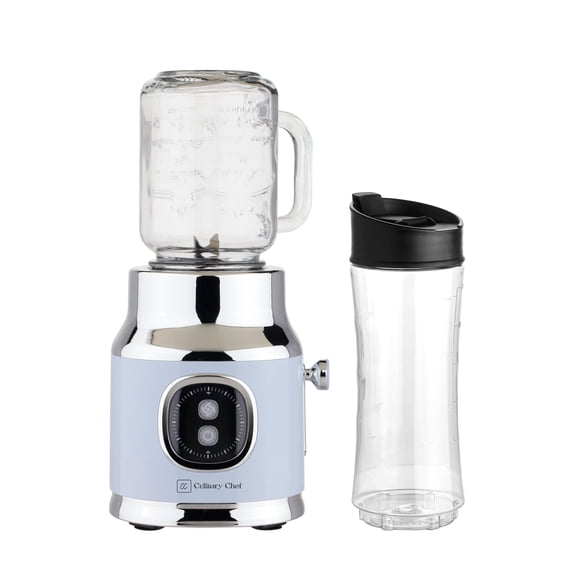 Licuadora Culinary Chef Retro 300W Frasco Mason Azul