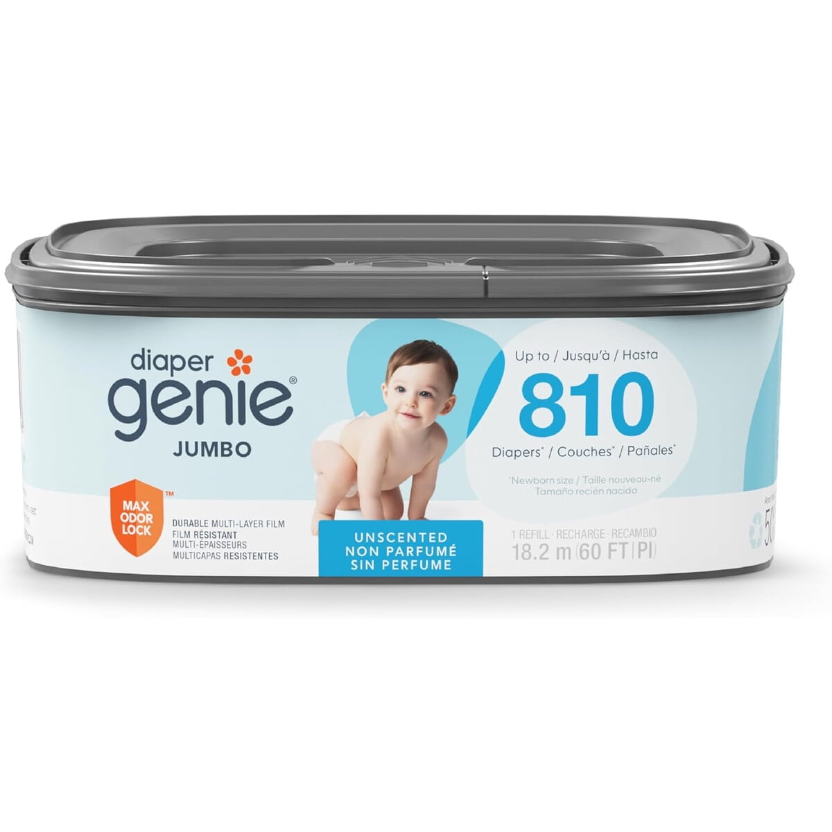 Recambio Diaper Genie Jumbo 810 Pañales Multicapa