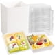 thumbnail image 1 of Cajas de Charcutería Nakotii Paquete de 50 Cuadradas de Papel con Tapa Transparente, 1 of 7