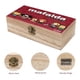 thumbnail image 3 of Mafalda Caja Organizadora de Madera Rústica - Caja Decorativa Multifuncional para Escritorio, Hogar, Oficina, Joyas y Manualidades, 3 of 6