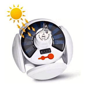 Genérico - Ampolleta Led Recargable Solar Y Usb Emergencia O Camping