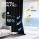 thumbnail image 5 of Cortinas opacas Joydeco, 100% terciopelo negro, 213 x 213 cm, 2 paneles, 5 of 9