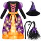 thumbnail image 4 of Disfraz de bruja iluminada de Spooktacular Creations para niñas de 8 a 10 años, 4 of 8