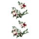 thumbnail image 5 of Flor Swag Hojas Verdes Colgando Para Fiesta 2 Rojo Rosa, 5 of 5