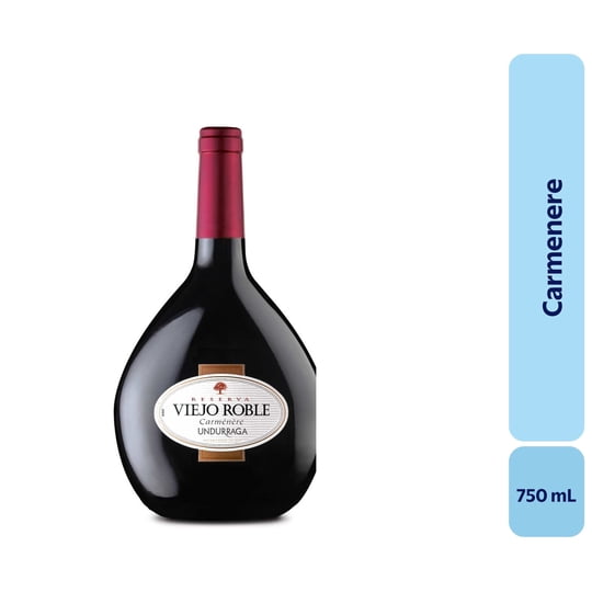 Vino Carménère Botella 750 mL Undurraga