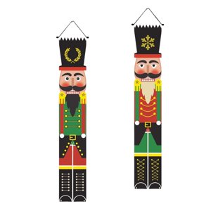 Bothyi - Cartel Navideño Para Puerta, Cartel Navideño Para Porche, Pareado Para Pared De Valla, Estilo De Año Nuevo D