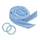 thumbnail image 3 of Diadema De Varilla Rizadora Sin Calor Para Mujer Con Scrunchies, Herramientas Para Peinar El Cabello, Azul, 3 of 5