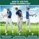 thumbnail image 3 of Entrenador de swing de golf KALAUTO con ayuda retráctil de clic, 3 of 6