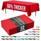 thumbnail image 1 of Mantel Exquisite 137 cm × 274 cm Rojo (Pack de 12), 1 of 7