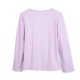 thumbnail image 2 of Polera Niña Manga Larga Estampado Conchitas Malva Pillin, 2 of 3