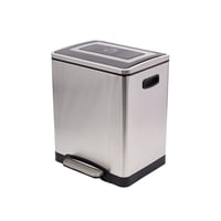Lorenzini - Basurero Acero Inox Con Pedal 2X20 L