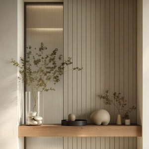 Masisa - Revestimiento Micro Ripado 68 Visón 2480X218Mm