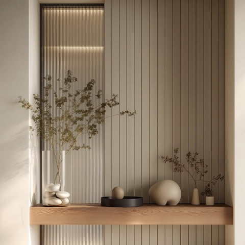 Masisa - Revestimiento Micro Ripado 68 Visón 2480X218Mm