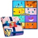 thumbnail image 1 of Cama de forro polar suave con diseño de Pokémon, 130 x 150 cm, para niños y adolescentes, 1 of 3
