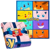 Cama De Forro Polar Suave Con Diseño De Pokémon, 130 X 150 Cm, Para Niños Y Adolescentes