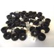 thumbnail image 1 of Juego de ruedas, neumáticos y ejes LEGO City, negro, blanco y gris claro, 72 piezas, 1 of 2