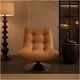 thumbnail image 5 of Sillón Enzo Giratorio Ecocuero Sitial Base Pedestal Metálico Marrón Liso, 5 of 8