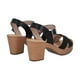 thumbnail image 4 of Sandalia  Mujer Trini Negro Police, 4 of 5