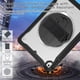 thumbnail image 3 of Funda para iPad BRAECNstock 9.7" negra con correa y soporte giratorio, 3 of 7