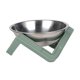 thumbnail image 3 of Cuenco Elevado Para Gatos, Cuenco Para Beber, Cuenco De Comida Para Gatos, Cuenco De Acero Para Cachorros Pequeños Y Medianos, Verde, 3 of 5
