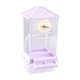 thumbnail image 5 of Alimentador De Pájaros Anti Salpicaduras De Comedero De Loro Resistente Para Periquito Cockatiel Finch Violet, 5 of 5