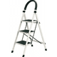 thumbnail image 1 of Escalera De Tijera Plegable Escala 3 Peldaños Antideslizante Blanco, 1 of 5