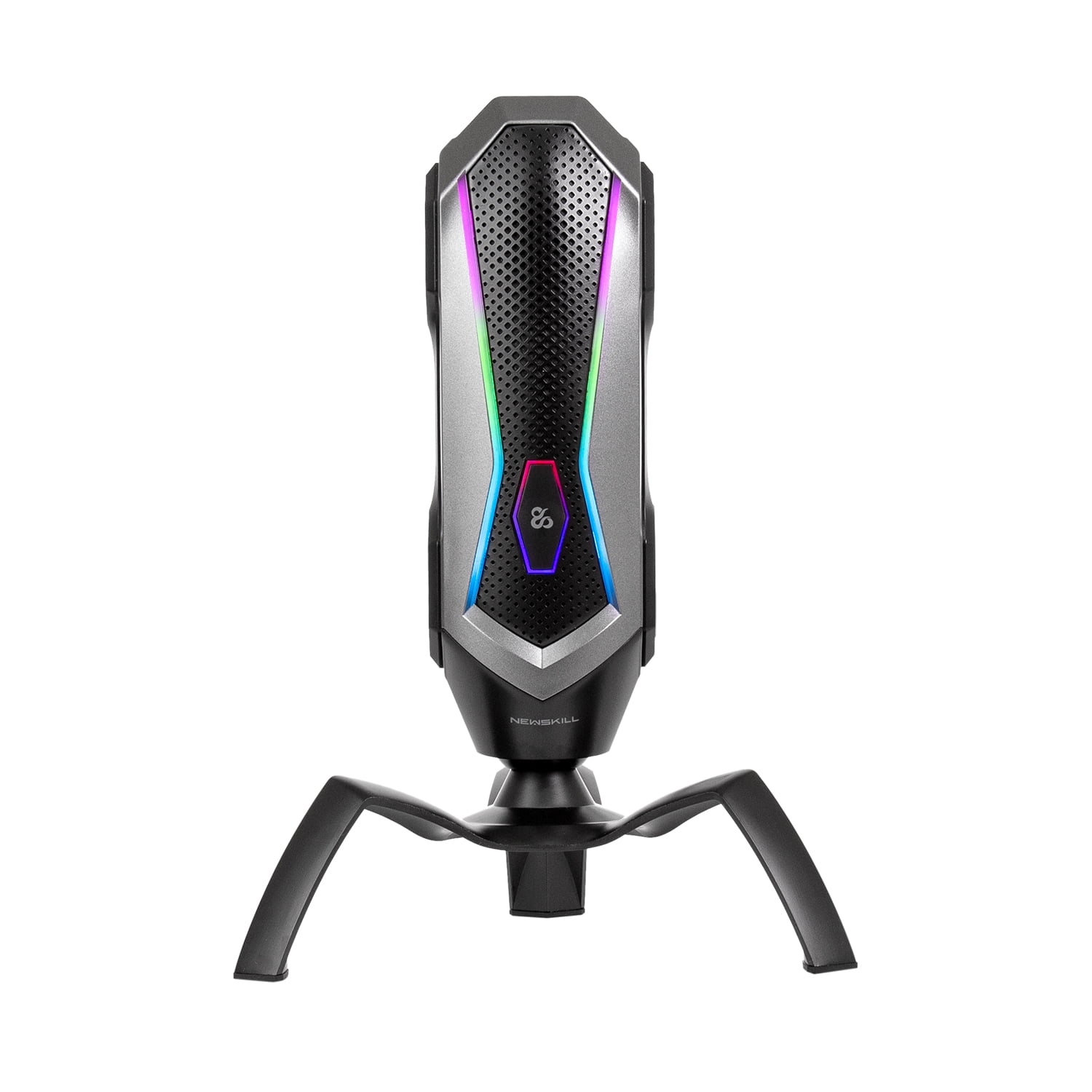 Newskill - Microfono Gamer Profesional Rgb Agni Black Gray
