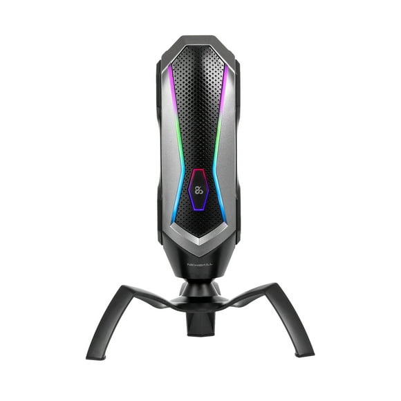 Microfono Gamer Profesional RGB Agni Black Gray