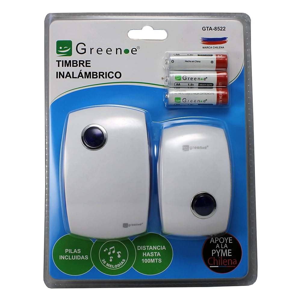 Tecno-import - Timbre Inalámbrico Con 36 Melodías