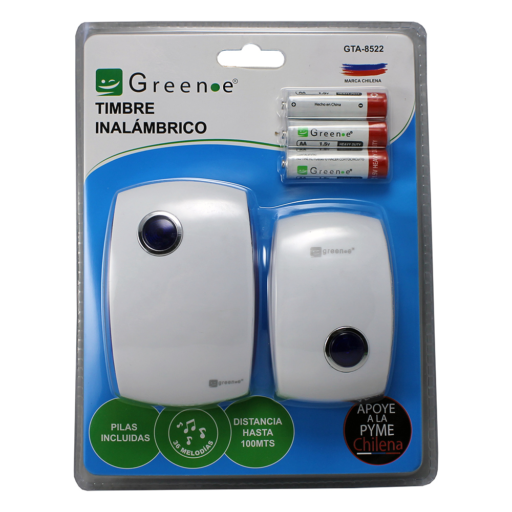 Tecno-Import - Timbre Inalámbrico Con 36 Melodías