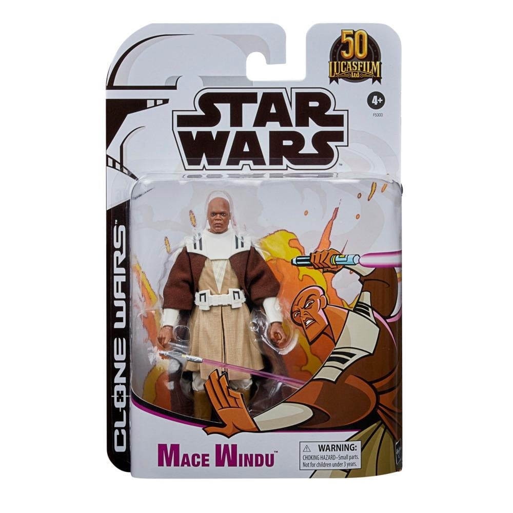 Figura Mace Windu Hasbro Star Wars 6 Pulgadas