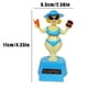 thumbnail image 2 of 1 pc Car Decoration Solar Decoration Bobblehead Doll Cartoon Rich Woman Modeling Decoration Gift Creative Interior Car Supplies Car Doll Decoration, 2 of 3