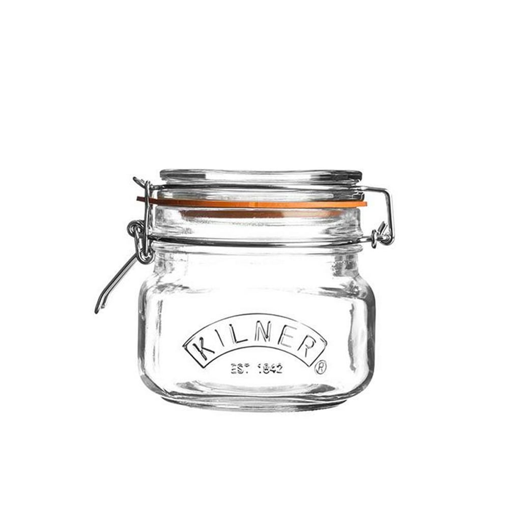 Kilner - Frasco Cuadrado Con Cierre Clip 0.5lt