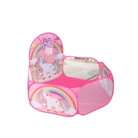 Babyluna - Piscina De Pelotas Plegable Con 50 Pelotas Multicolor Rosa