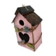 thumbnail image 1 of Casa Colgante Para Pájaros, Decoración Exterior De Jardín Para Patio, Regalo Para Amantes De Las Aves, Color Rosa, 1 of 3