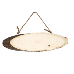 Magideal - Rebanada De Madera, Pieza De Madera Sin Terminar, Rebanada De Madera Hecha A Mano Para Principiantes, Niños, Adultos, Etiquetas De Regalo, Pintura, Ma 23Cmx7Cm