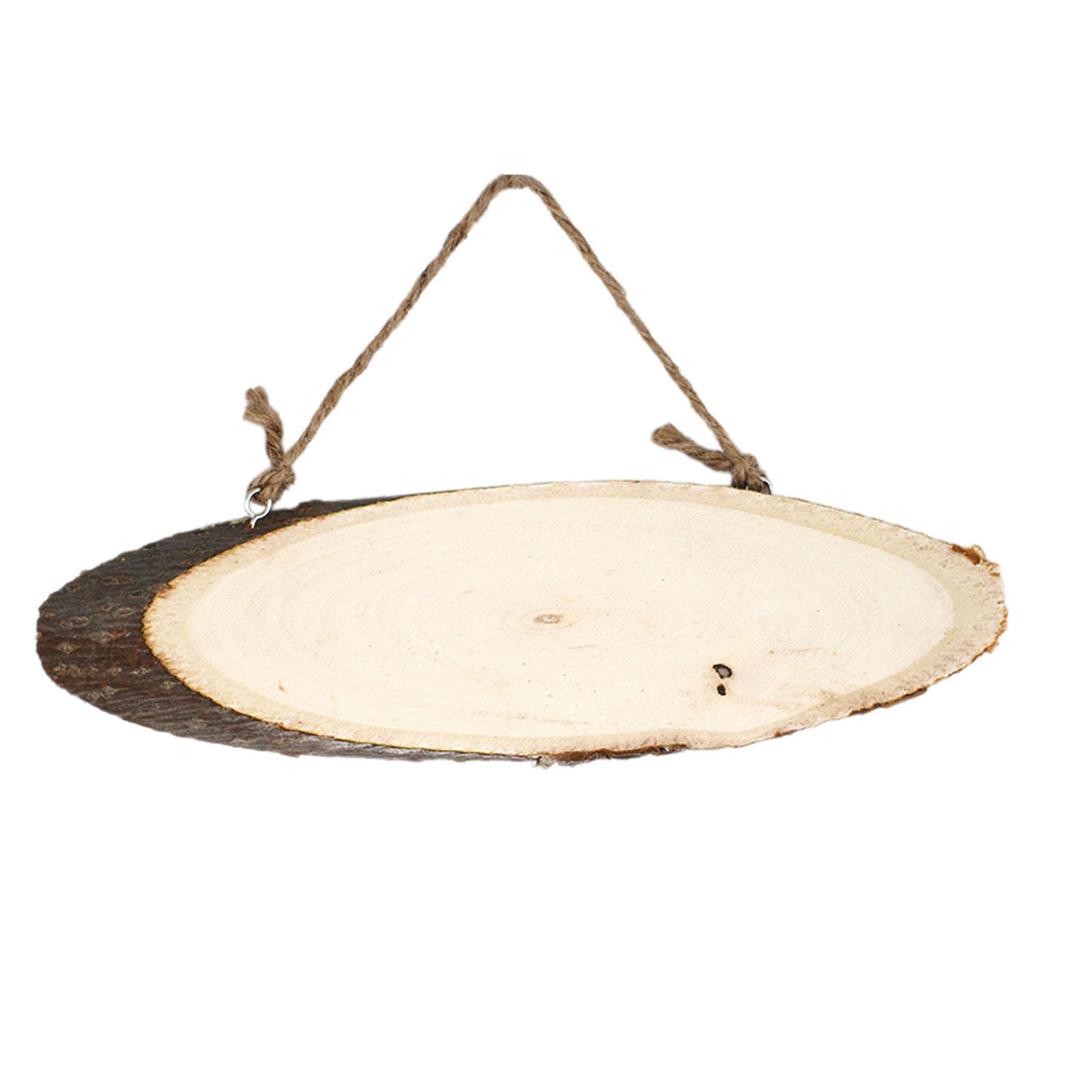 Magideal - Rebanada De Madera, Pieza De Madera Sin Terminar, Rebanada De Madera Hecha A Mano Para Principiantes, Niños, Adultos, Etiquetas De Regalo, Pintura, Ma 23Cmx7Cm