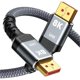 thumbnail image 1 of Cable DisplayPort Foxtec 1,5 m 8K 4K 144 Hz Gris, 1 of 6