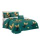 thumbnail image 1 of Cubrecama Quilt Verano 1.5 Plazas - Verde Mariposas KFL090, 1 of 3