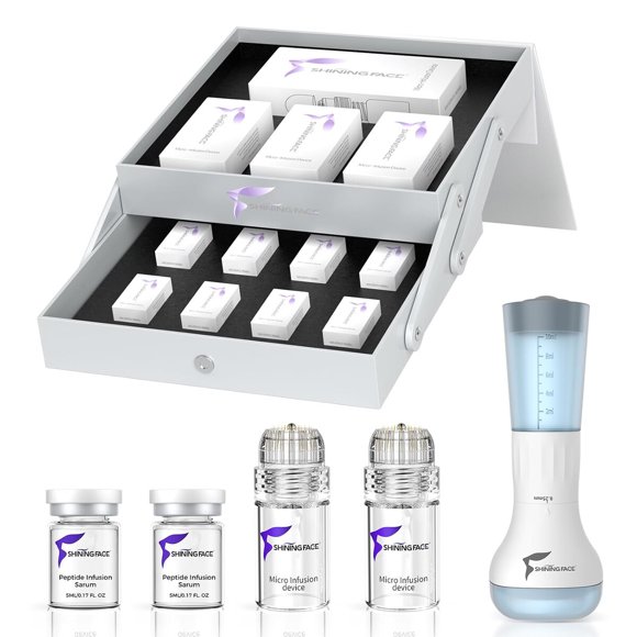 Kit Microinfusión Shining Face 0.25 mm para Rostro, 2 Meses