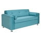 thumbnail image 2 of Sofa Vivo 3c Felpa 12 Turquesa, 2 of 5