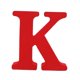 thumbnail image 3 of adornos de decoración de letras inglesas de madera roja para fiesta k, 3 of 5