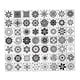 thumbnail image 2 of 56 Plantillas De Mandala Reutilizables, Plantillas De Pintura Para Muebles, álbumes De Recortes, 2 of 5