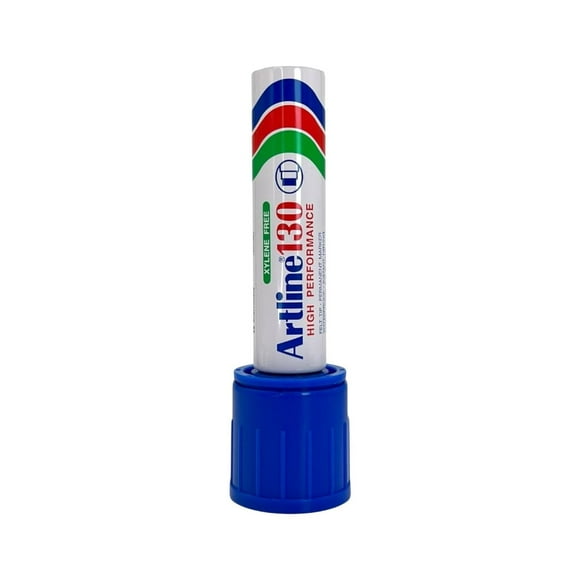 Plumon Permanente Artline 130 Punta 30mm Azul 6 uni