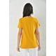 thumbnail image 3 of Polera Mujer Amarillo Manga Corta Cuello V Talla M, 3 of 3
