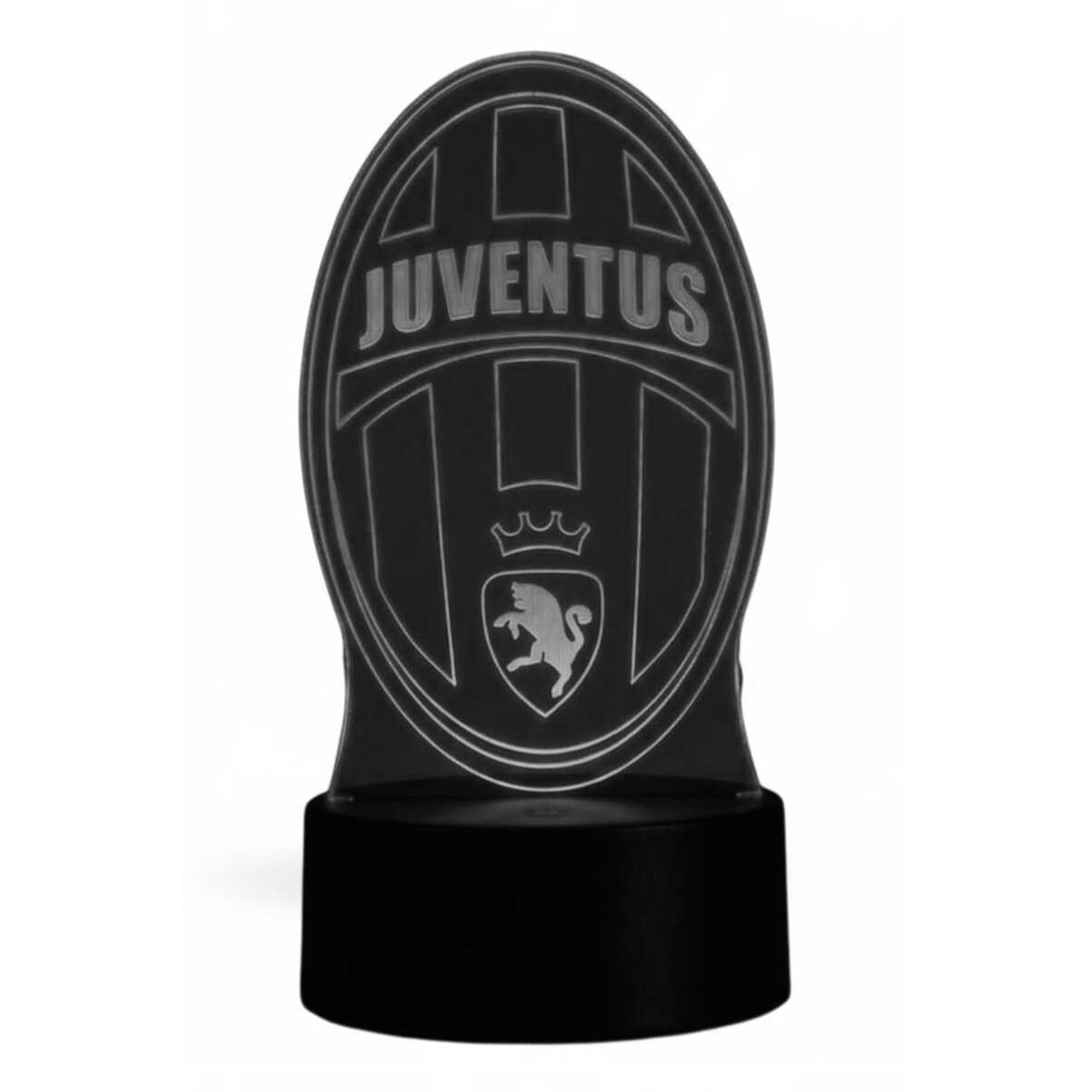 Lampara Ilusion 3d Juventus De 7 Colores, Base Touch