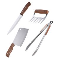 Set Parrilla 4 Piezas Acero Inoxidable Arthome Par55