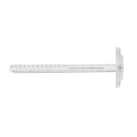 Ioensy - Regla De Ángulo Multifuncional Rotatoria De Regla Cuadrada T De 60 Cm Para Ingeniería