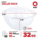 thumbnail image 2 of Ensaladeras desechables Stock Your Home, 950 ml con tapas (paquete de 50), 2 of 7
