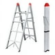 thumbnail image 1 of Escalera Plegable Aluminio 4 Escalones Tipo Tijera 150kg, 1 of 3